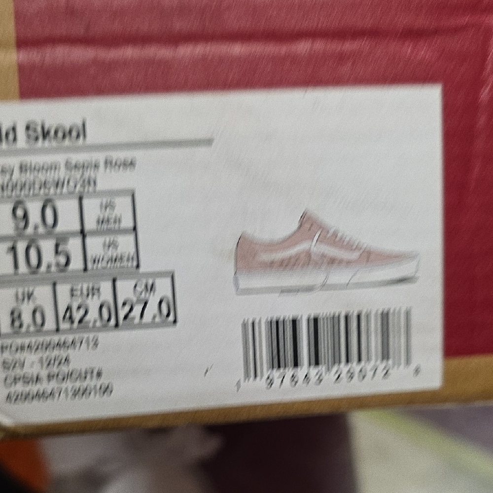 Vans Old Skool Ditsy Bloom Sepia Rose – Men’s 9 / Women’s 10.5 - Picture 4 of 5